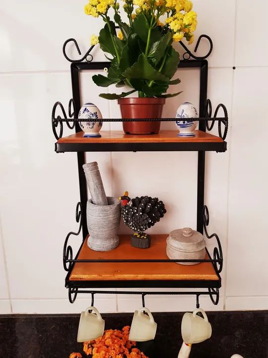 Prateleira com porta xícaras  - Foto 3