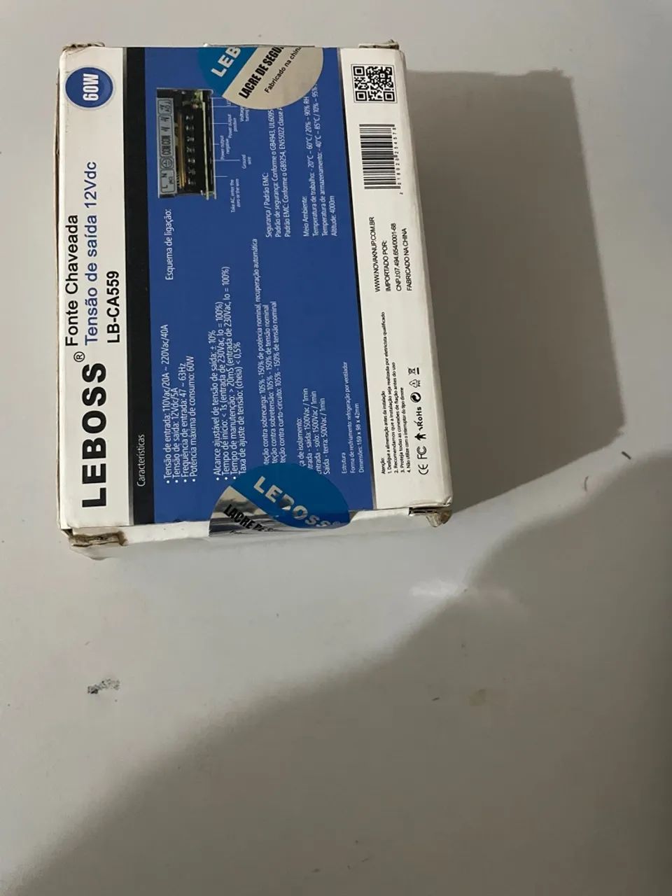 Fonte Chaveada 12Vdc 5A 60W para sistema de câmeras  - Foto 3
