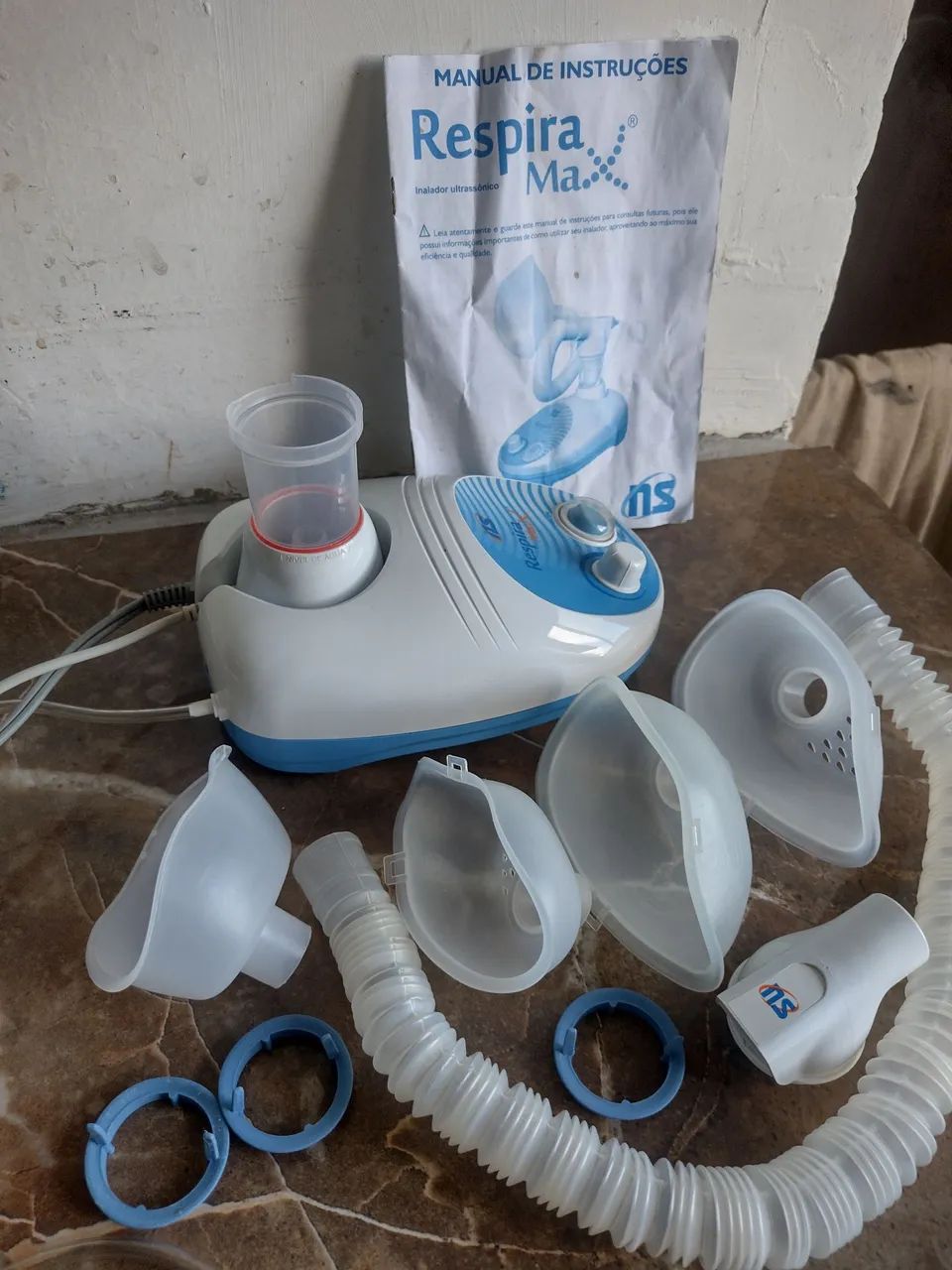 Inalador nebulizador Ultrassônico Respira Max 
