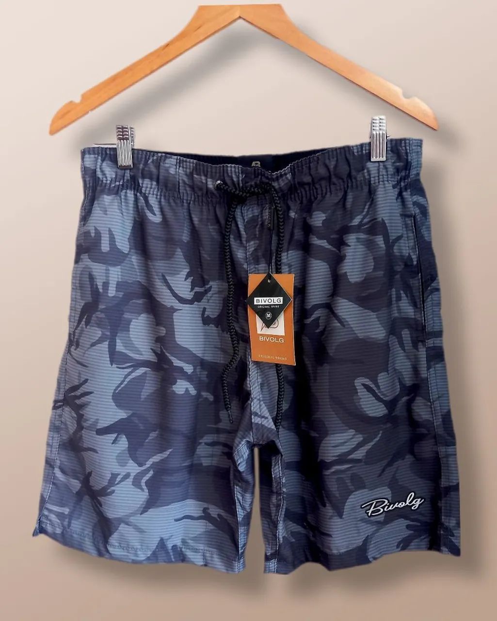 Shorts de Praia Camuflado Bivolg