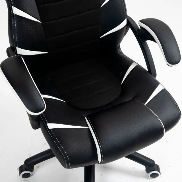 Cadeira Gamer Duex Infinite Boost Black/White DX9002BKW - WZetta - Foto 5