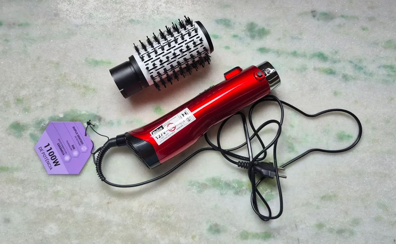 Escova Secadora e alisadora rotativa Philco - nova - Foto 3