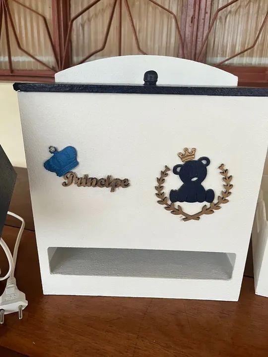 Kit  higiene para Bebê Príncipe - Ursinho Azul - Foto 5