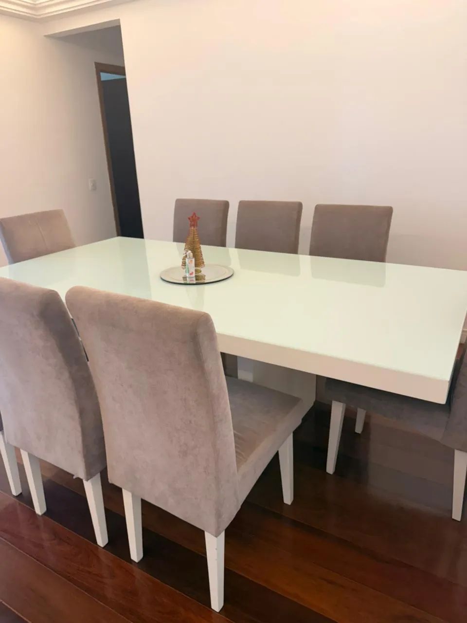 Mesa de Jantar Laca 8 cadeiras laqueada - Foto 4