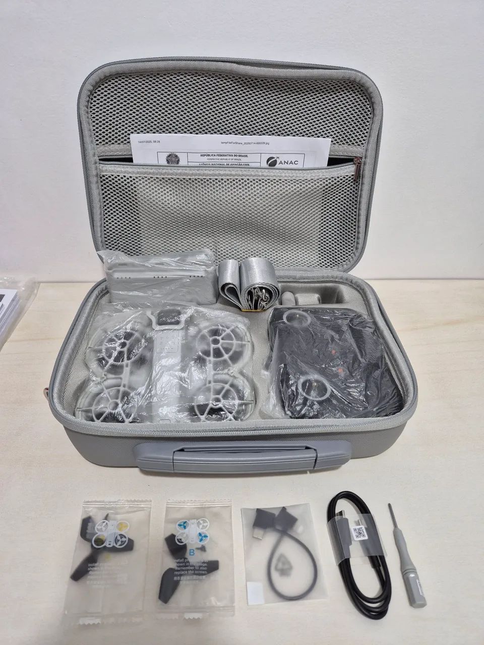 Drone DJI Neo Combo Fly More + Acessórios - COMO NOVO!