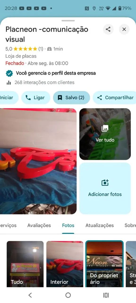 Letreiros placas e fachadas - Foto 5