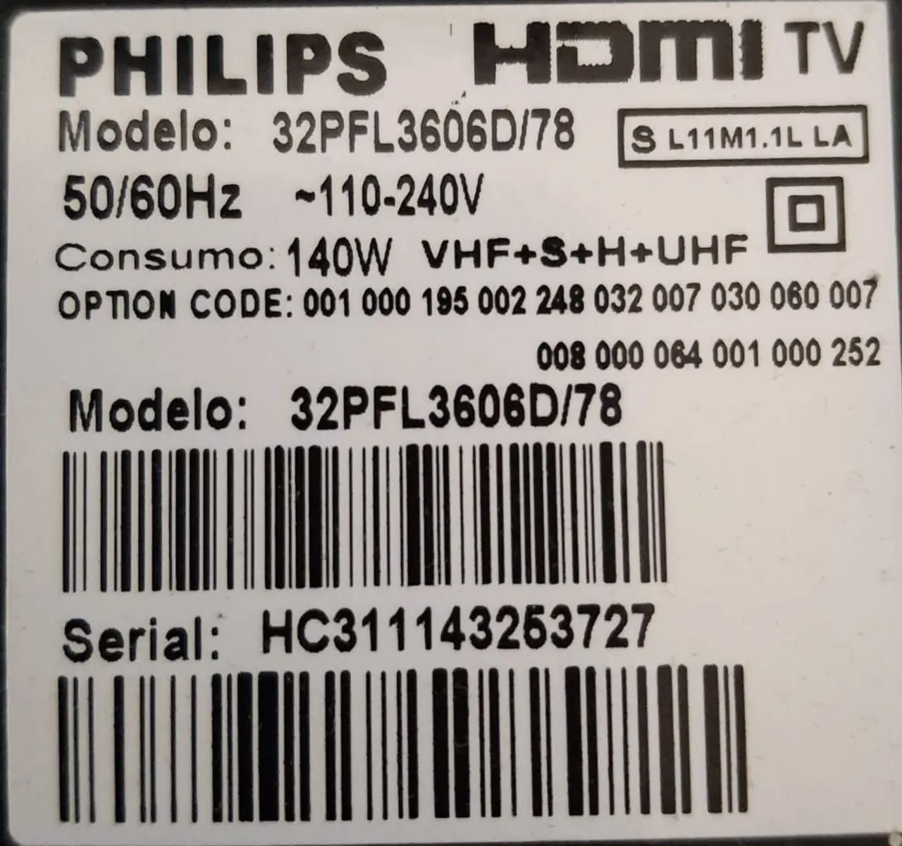TV Philips 32PFL3606D/78 - LCD FULL HD 32 POLEGADAS - Foto 3
