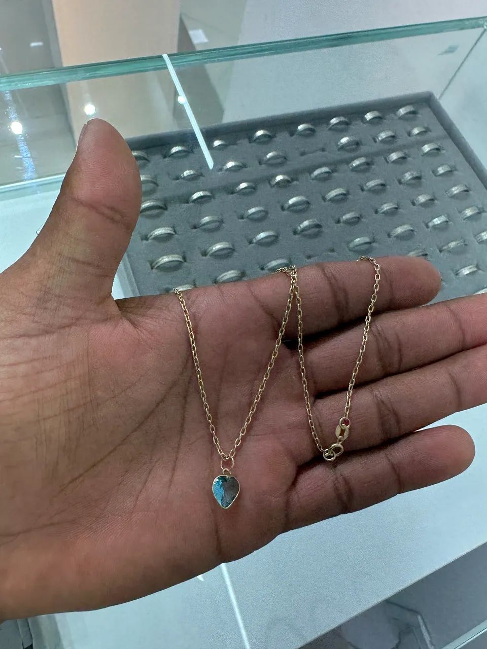 Colar feminino em ouro 18k - Foto 2
