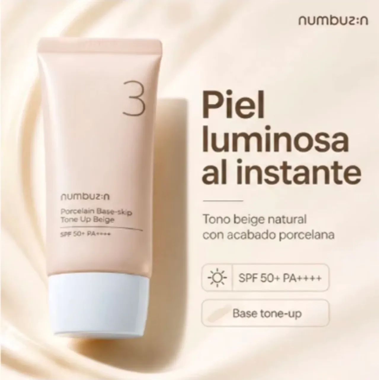 Base Numbuzin No. 3 Com Proteção Solar E Cor Fps 50+ Pa+ Mista Dia/noite - Foto 2