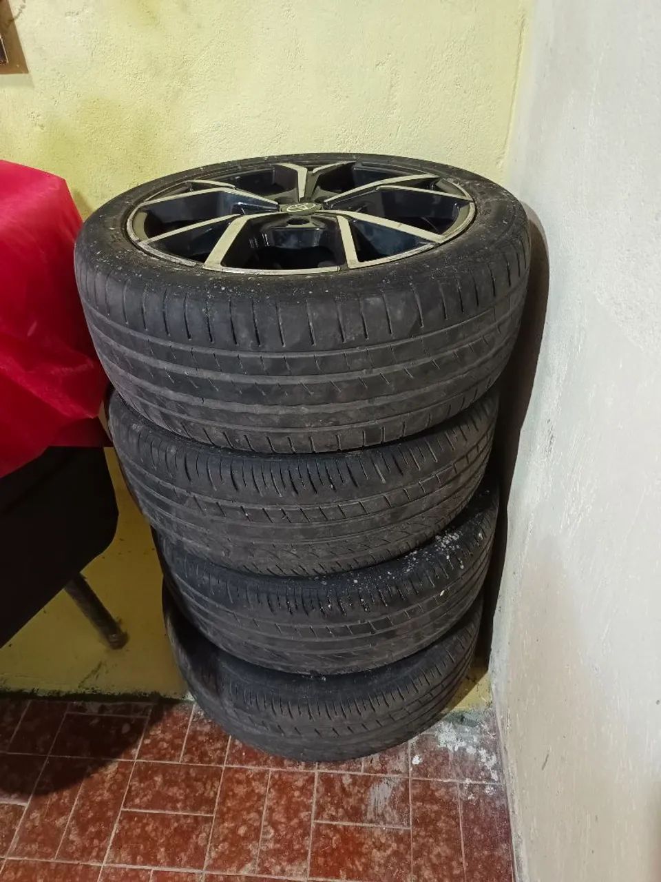 Rodas Aro 17  - 225/45 - 5x100mm - Foto 2