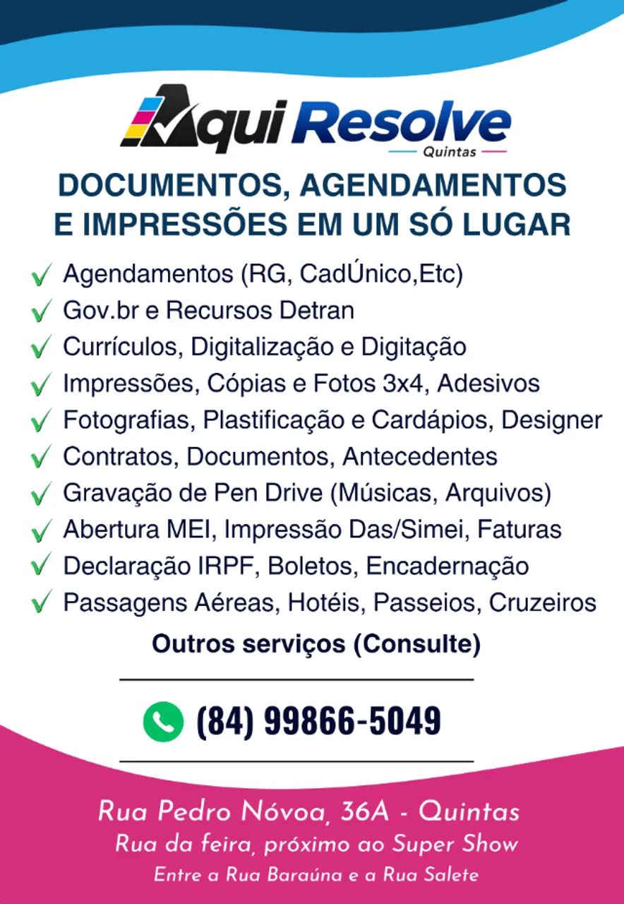 Aqui Resolve - Quintas