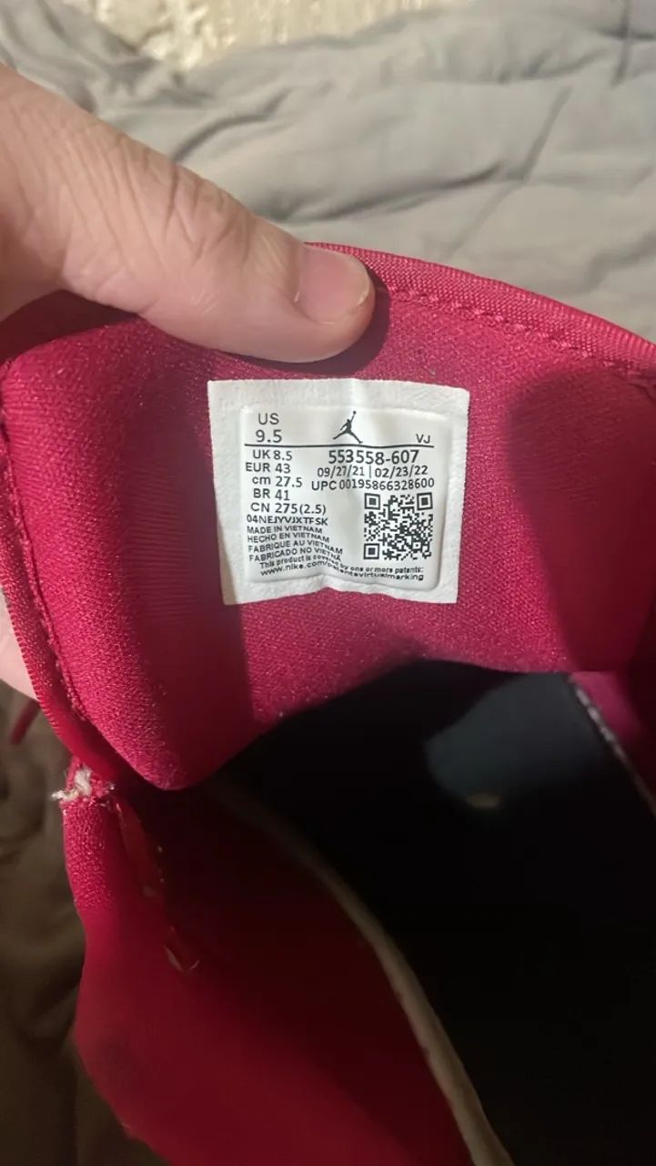 Jordan 1 low vermelho  - Foto 5
