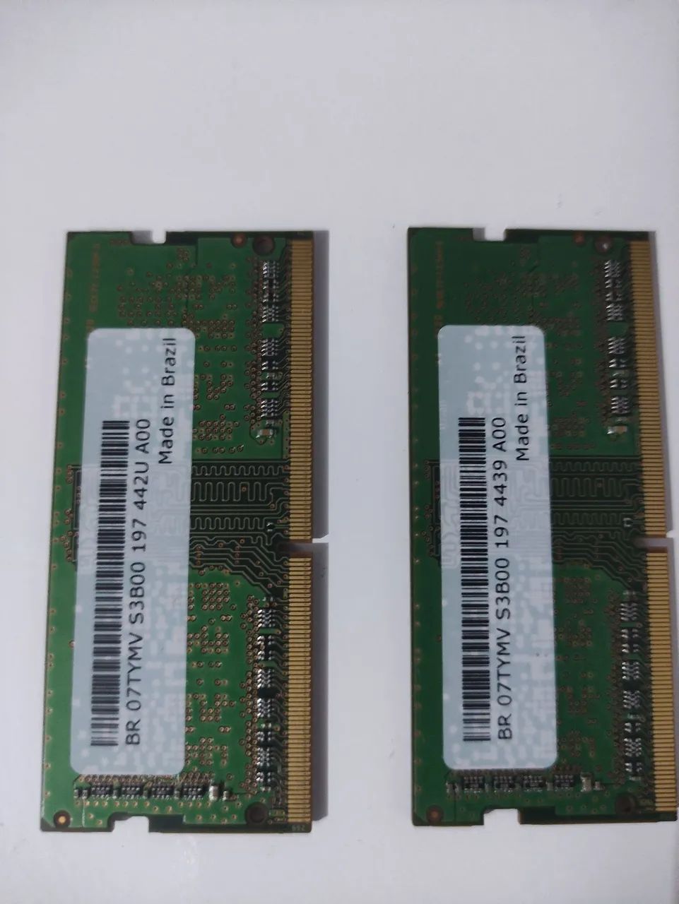 Memória ram ddr4 3200 MHz 2x4gb para notebook