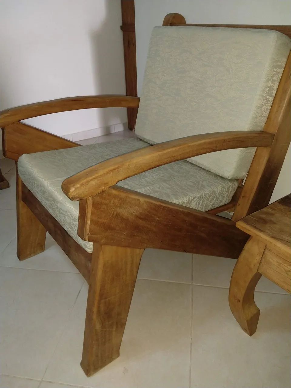 Conjunto de sofá madeira de demolição  - Foto 5