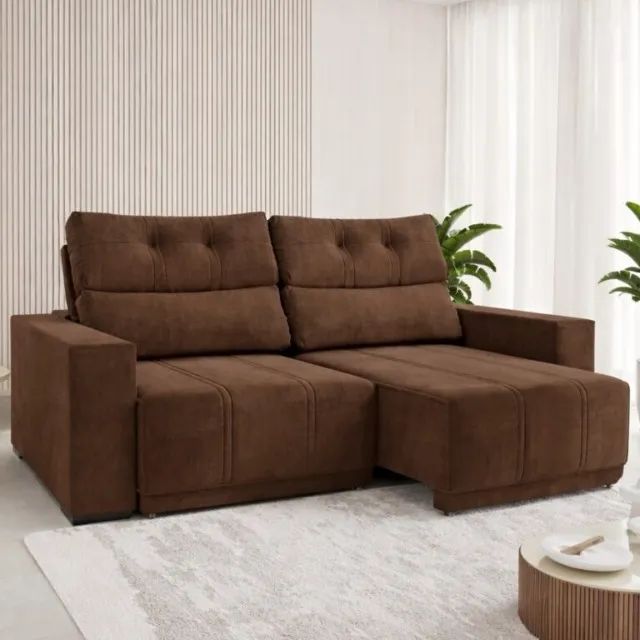 Sofá Retrátil e Reclinável Royal 2,00 m  Produto Novo!  Pronta Entrega! - Foto 3