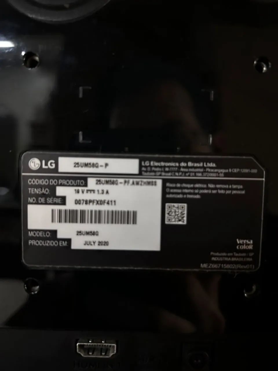 Monitor LG 25" - Ultra Wide  - 25um58 - Usado - Foto 2