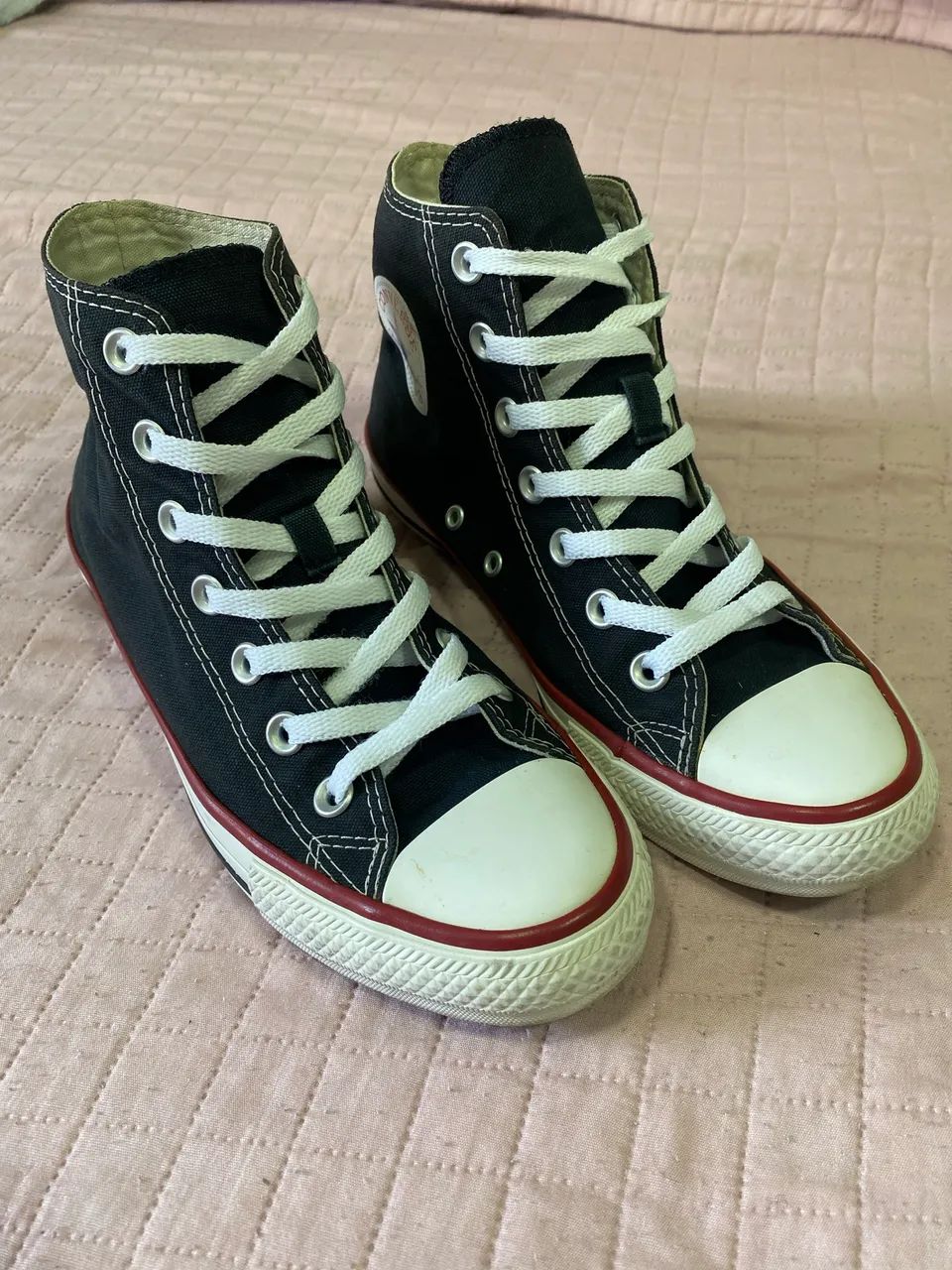 All Star Preto Cano Alto N°36