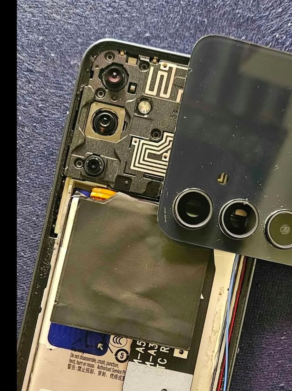Vendo Placa principal do samsung a35 5g 256gb com conta gogle Mdm  - Foto 2