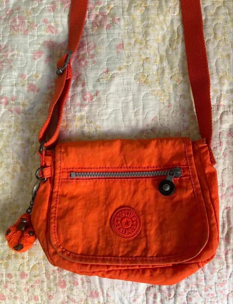 bolsa kipling laranja - Foto 4