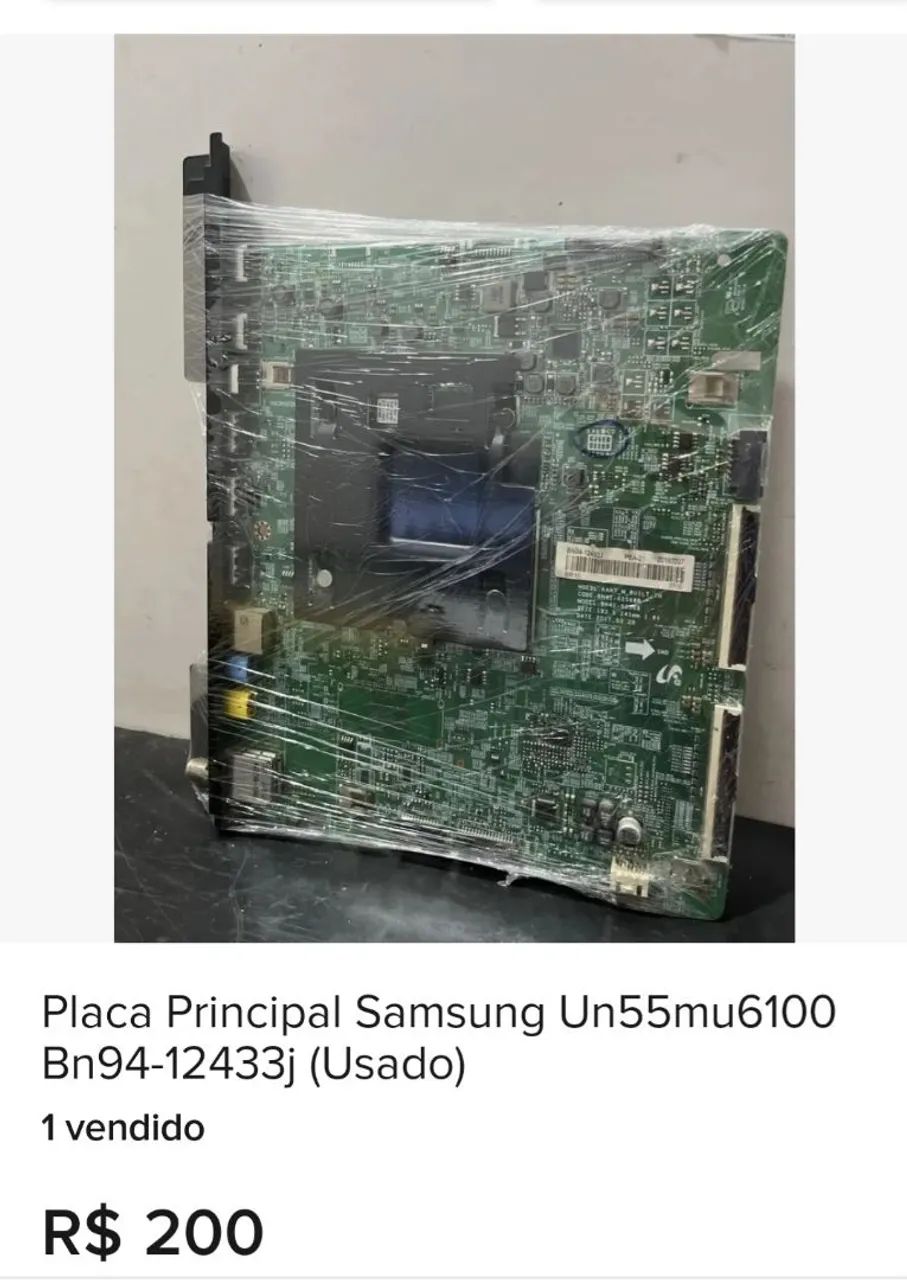 Placa principal da tv samsung de 55 polegadas 