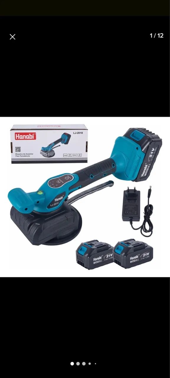 Professional Floor-Laying Machine + 2 Batteries 48V