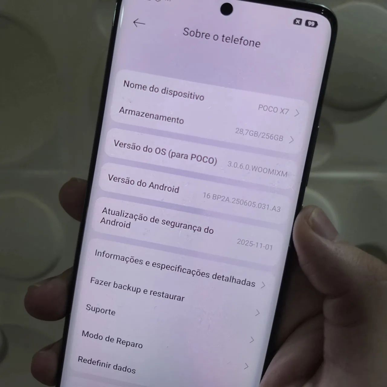 POCO X7 8GB/256GB - Verde (IMPECÁVEL ) - Foto 3