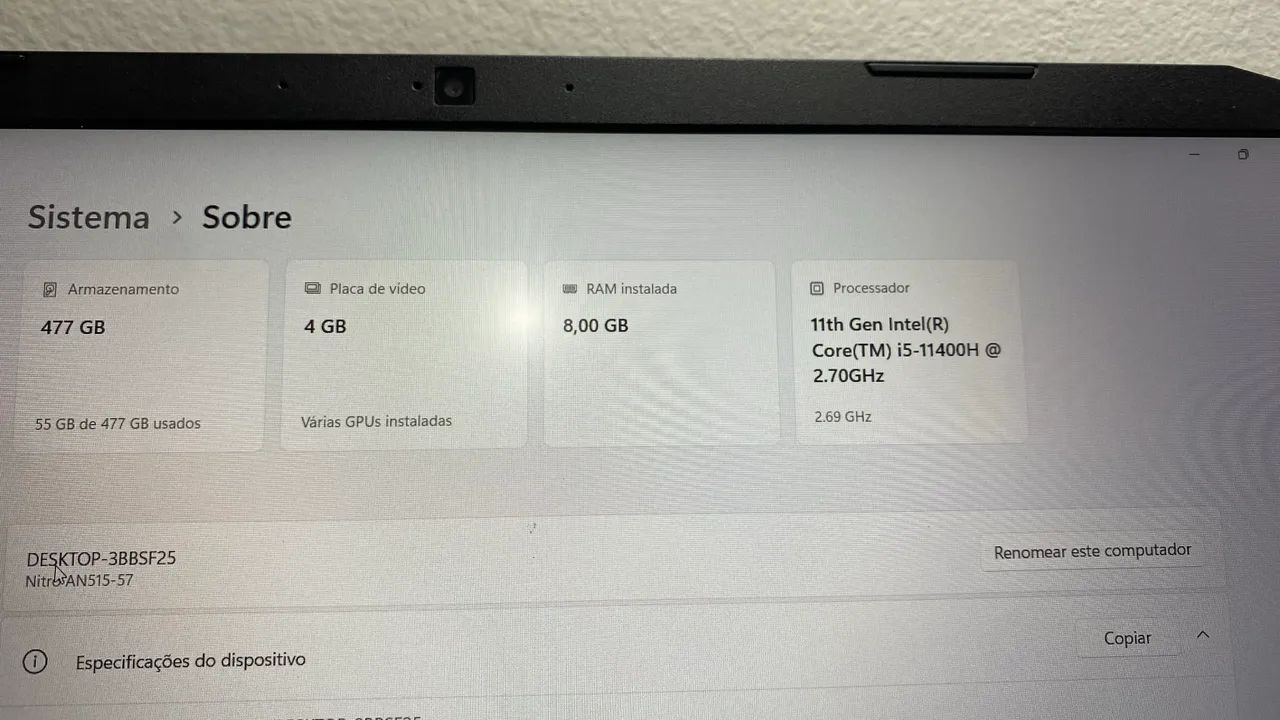Notebook Gamer Acer Nitro 5 - Foto 5