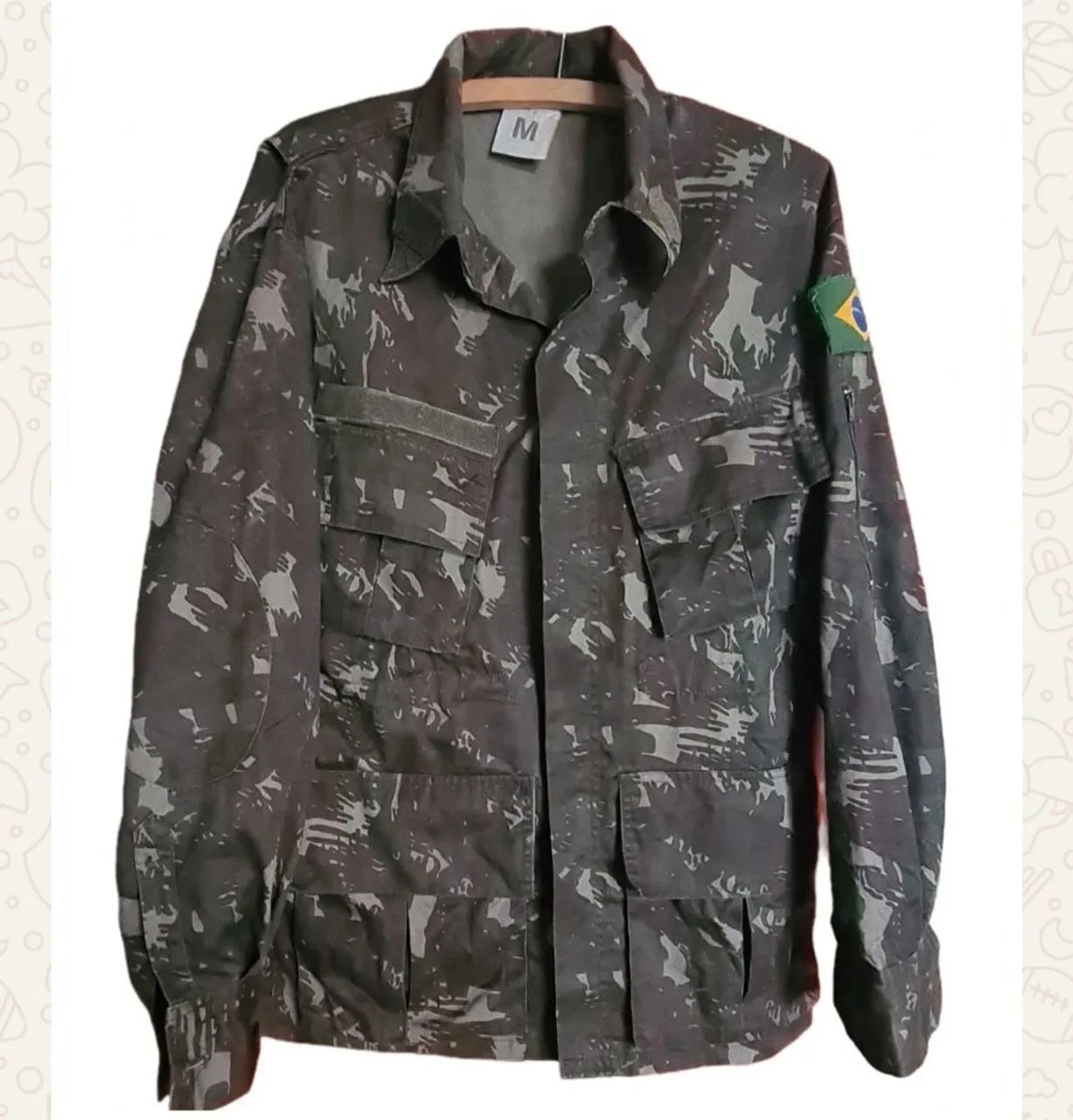 Casaco camuflado 
