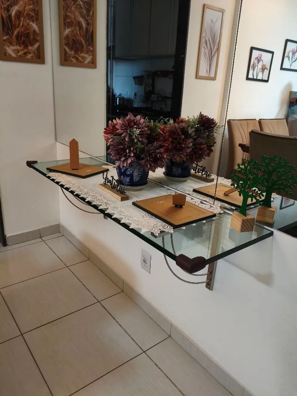 Aparador de vidro 