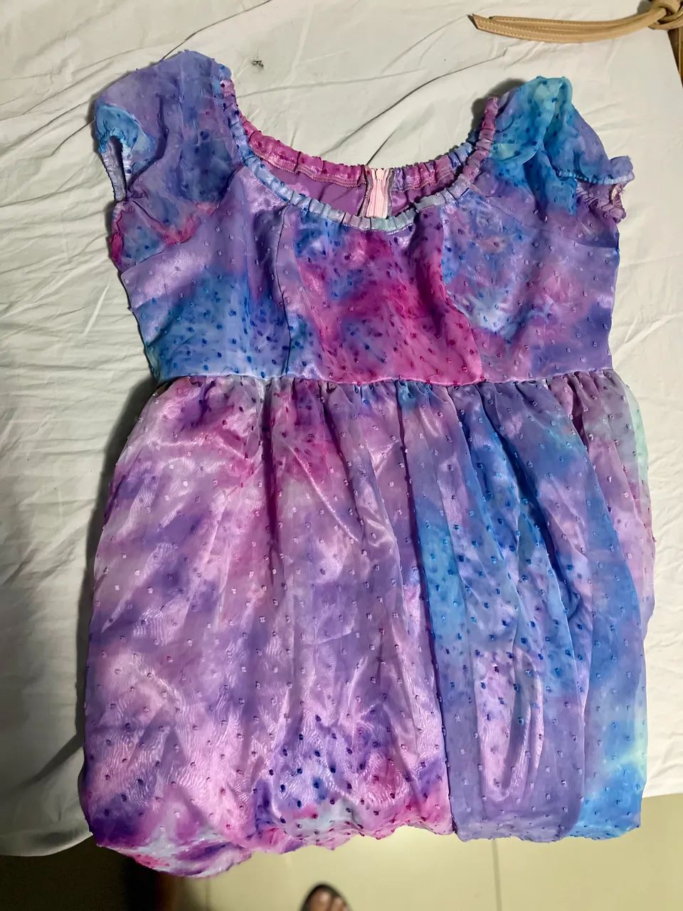 Vestido gestante - tecido tule e cetim  - Foto 2