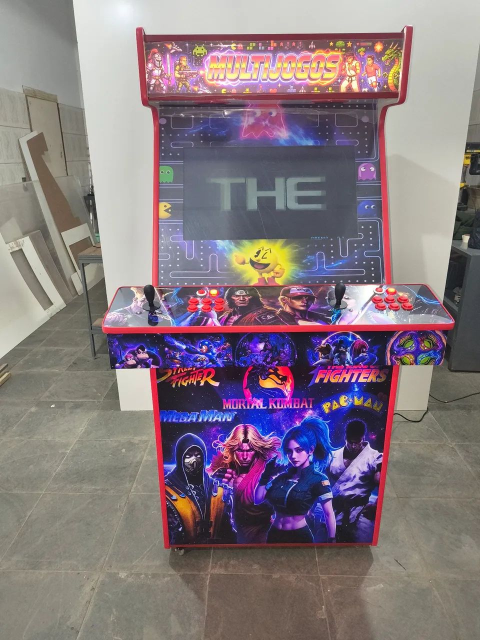 Fliperama Arcade 9800 Jogos - Foto 3