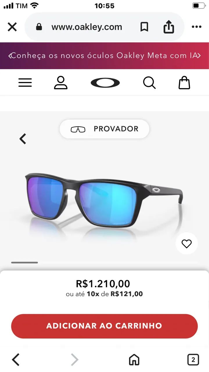 Óculos de sol Oakley Silas original  - Foto 5