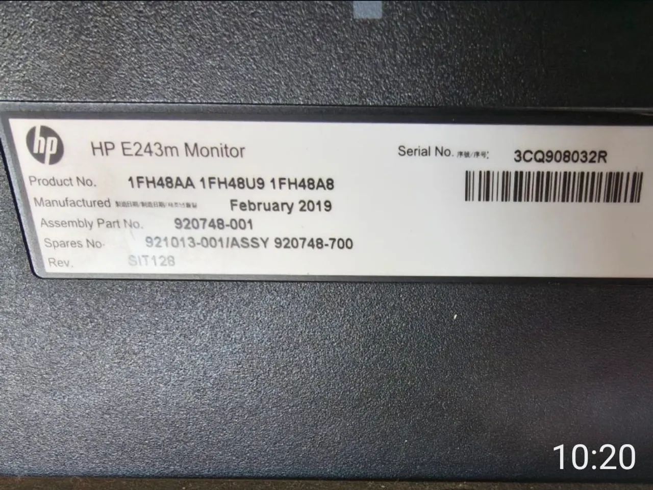 Monitor HP 243M com camera ( com defeito ) - Foto 3