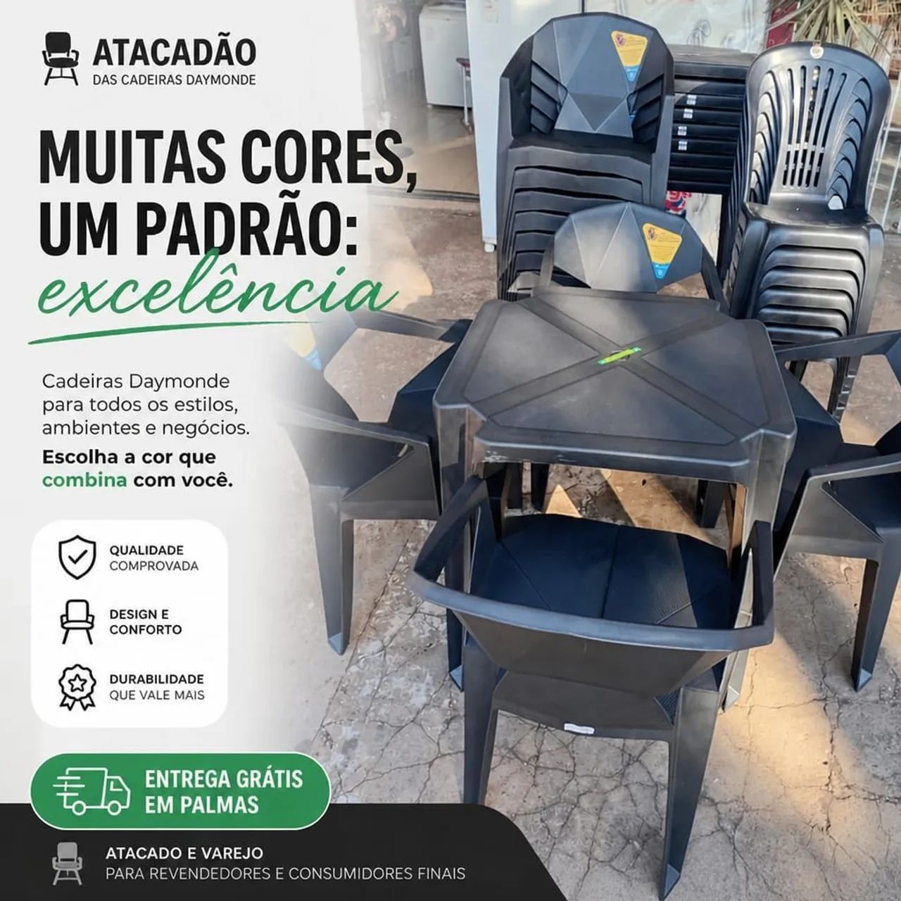 Jogo de mesa novo 