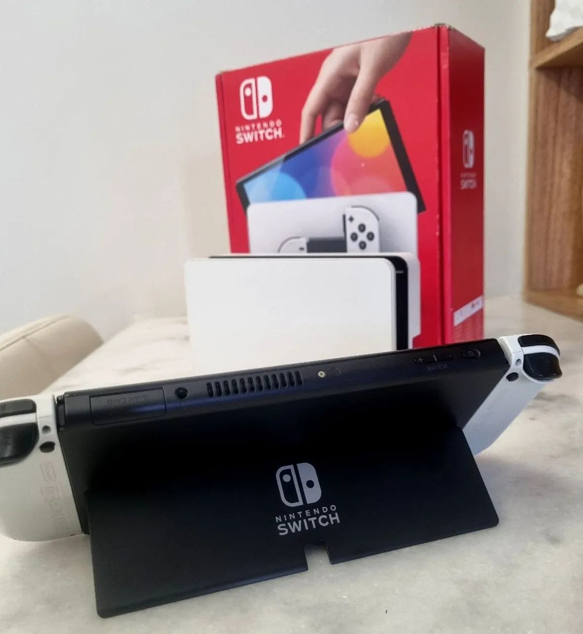 Nintendo Switch OLED Branco - Excelente estado - Foto 5