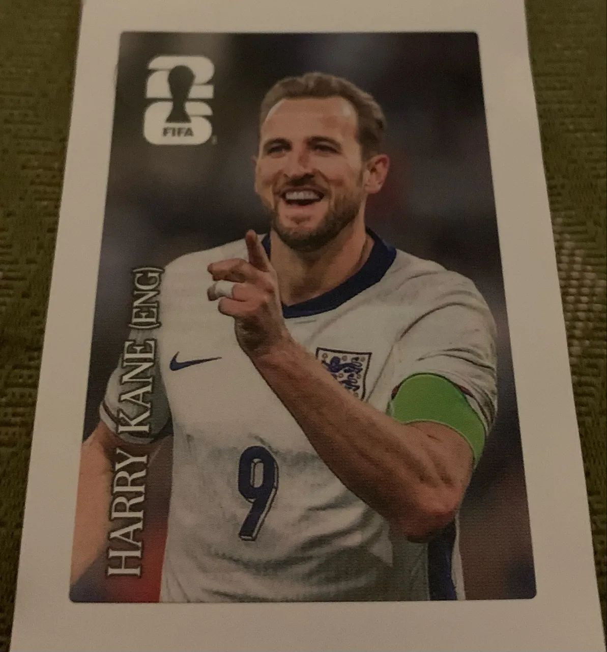 Figurinha Copa 2026 Harry Kane no Rótulo original - Foto 5