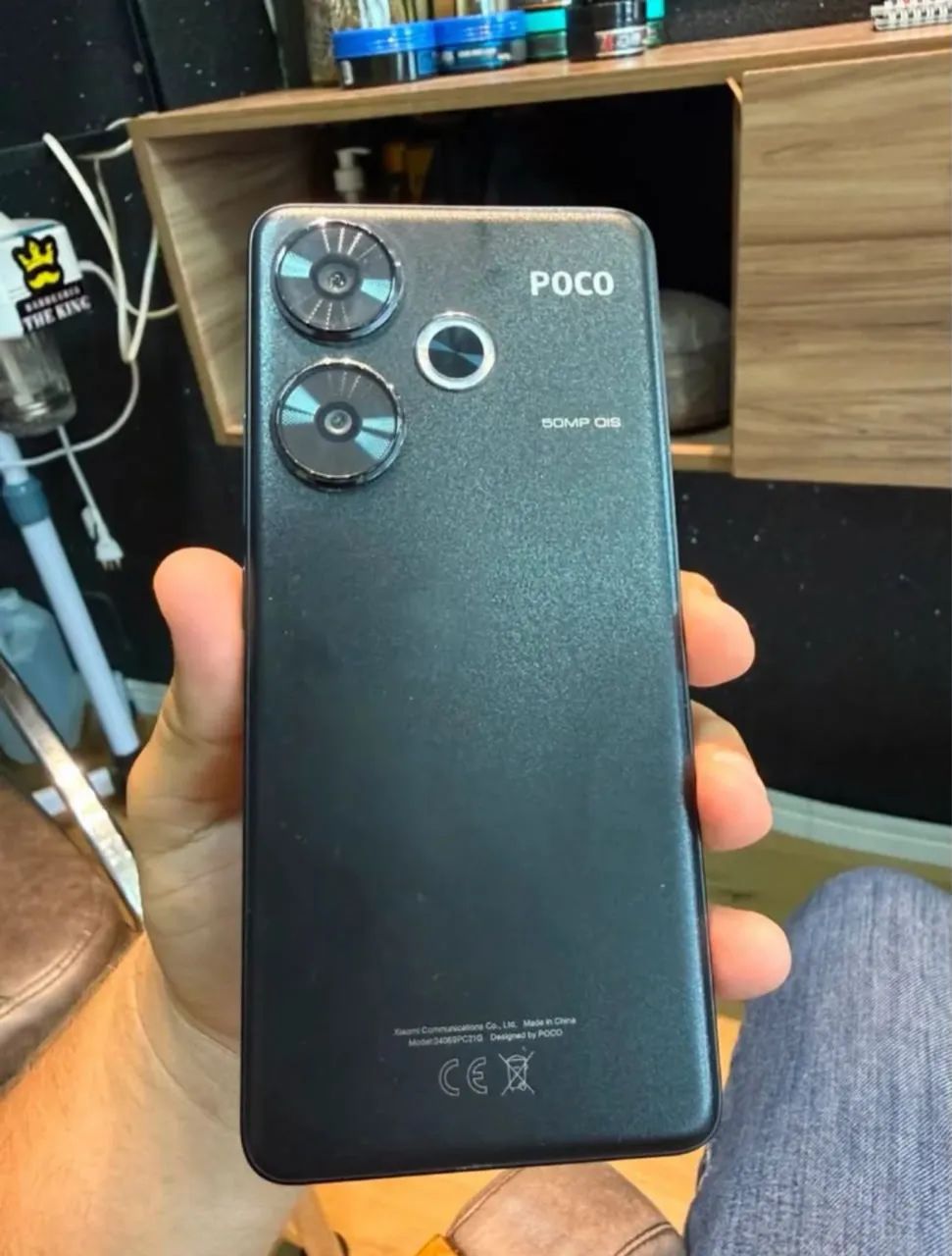 POCO F6 256GB preto  - Foto 5