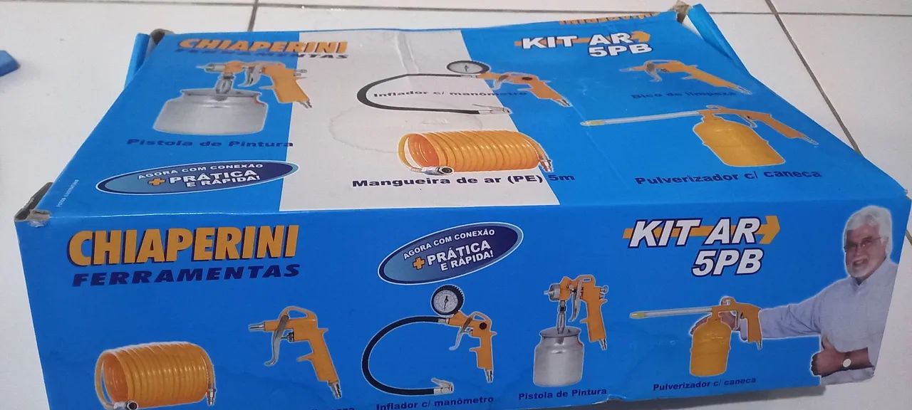 Kit ar 5PB chiaperini com conexão prática e rápida. 