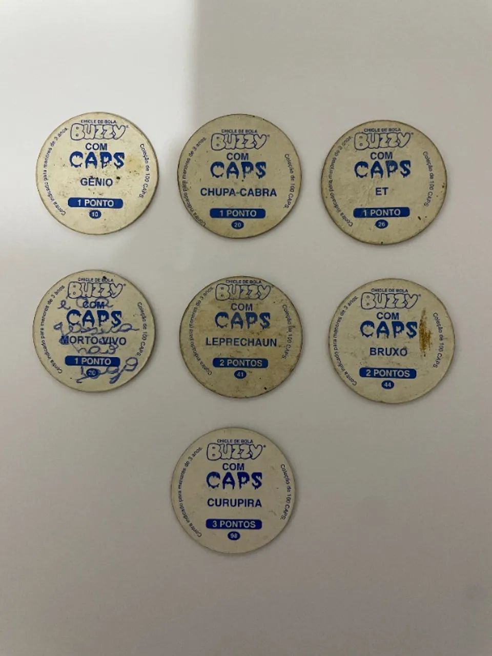 Lote com 8 Tazos Buzzy Caps Original - Foto 2