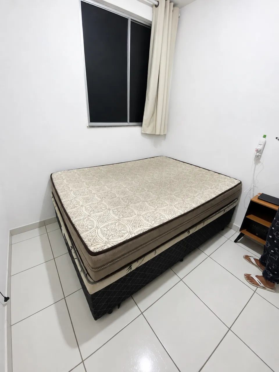 Cama de Casal Box com Colchão de Molas Probel Oregon