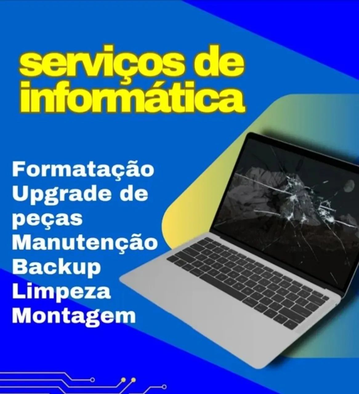 Formatação e manutenção de notebooks e Computador ?