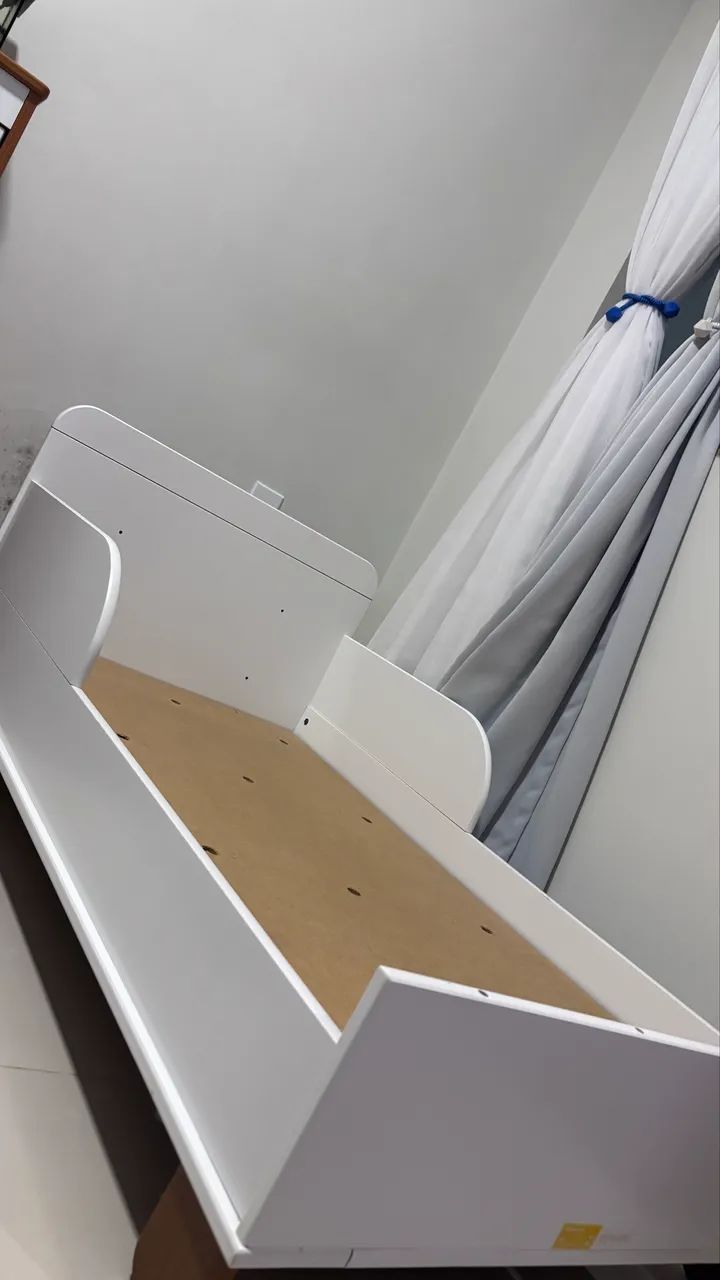 Berço em MDF com colchão estado de novo  - Foto 3