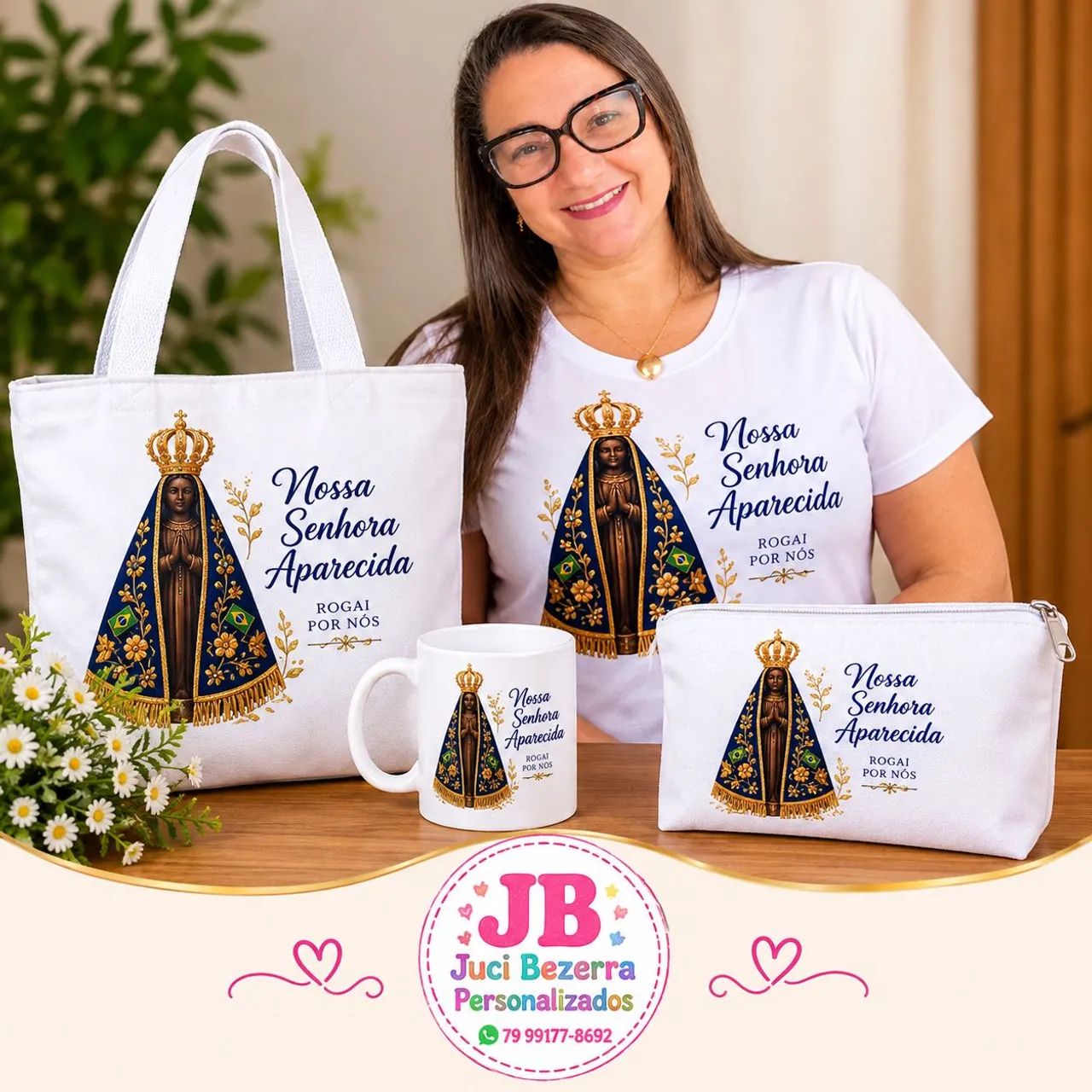 Kit nécessaire aparecida 