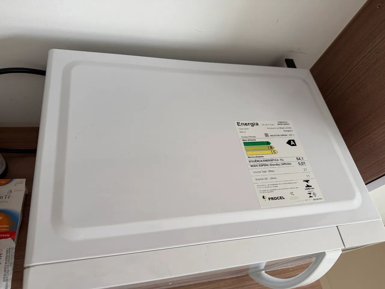 Vendo microondas da Panasonic impecável 