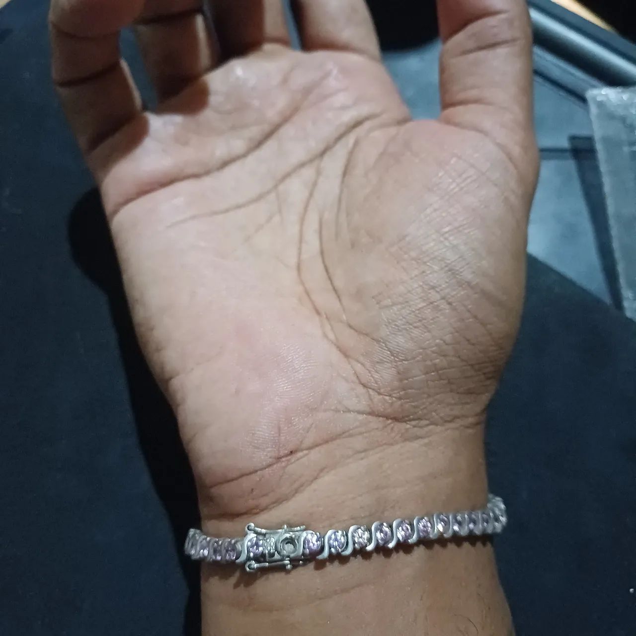 Pulseira riviera em prata 925 - Foto 5