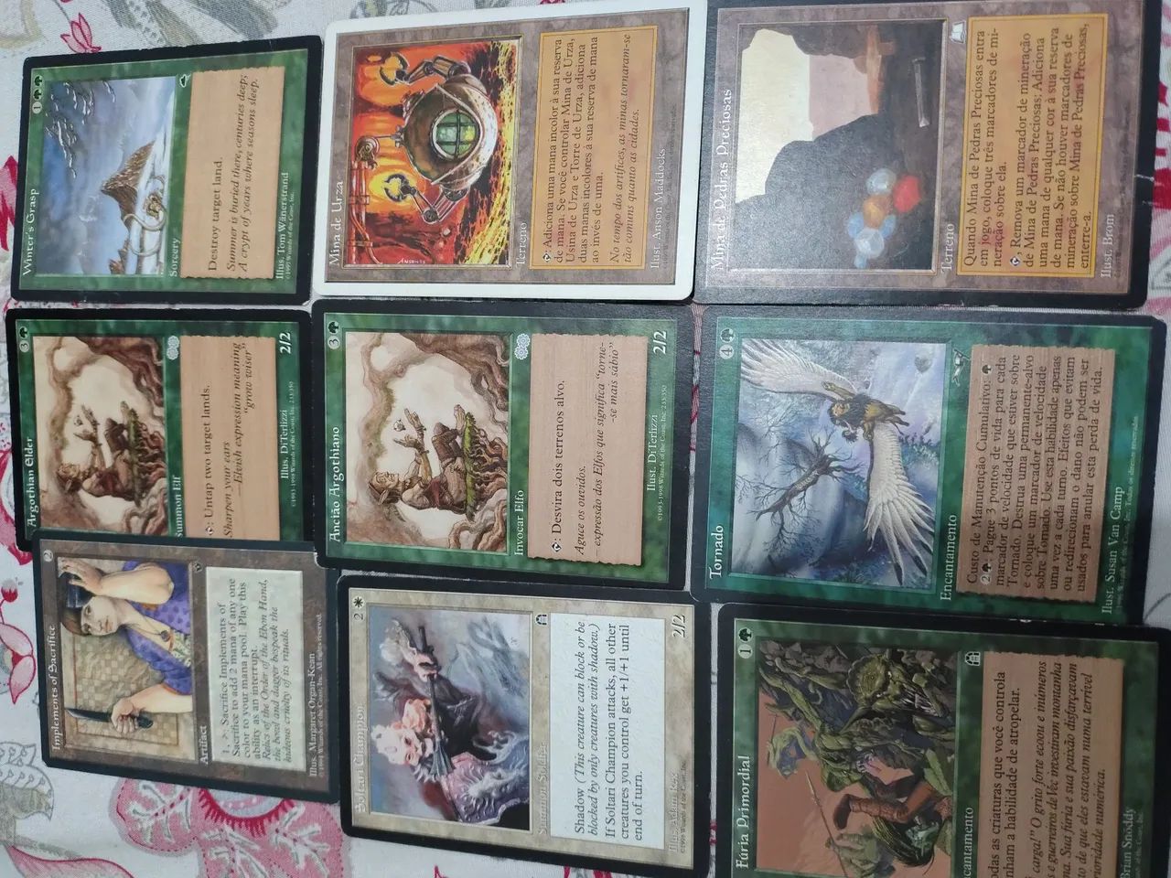 Vendo lote de cartas antigas Magic gathering em Português e Inglês  - Foto 2