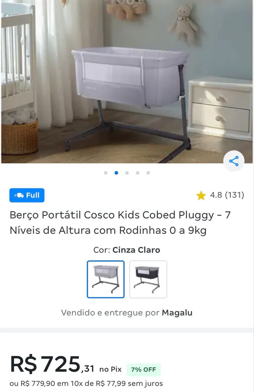 Berço portátil