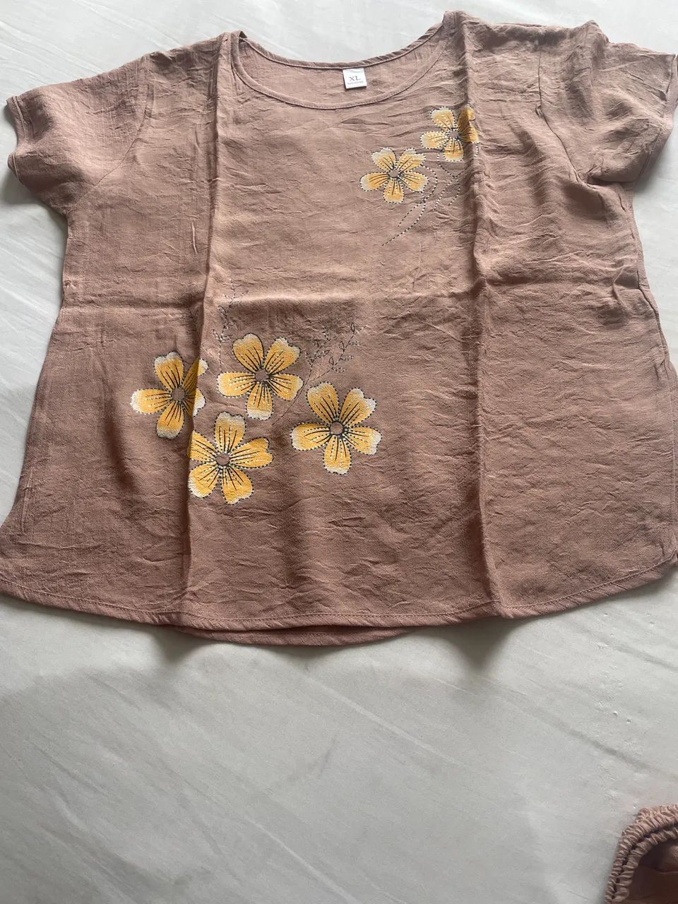 Conjunto calça e blusa seda tam M - Foto 2
