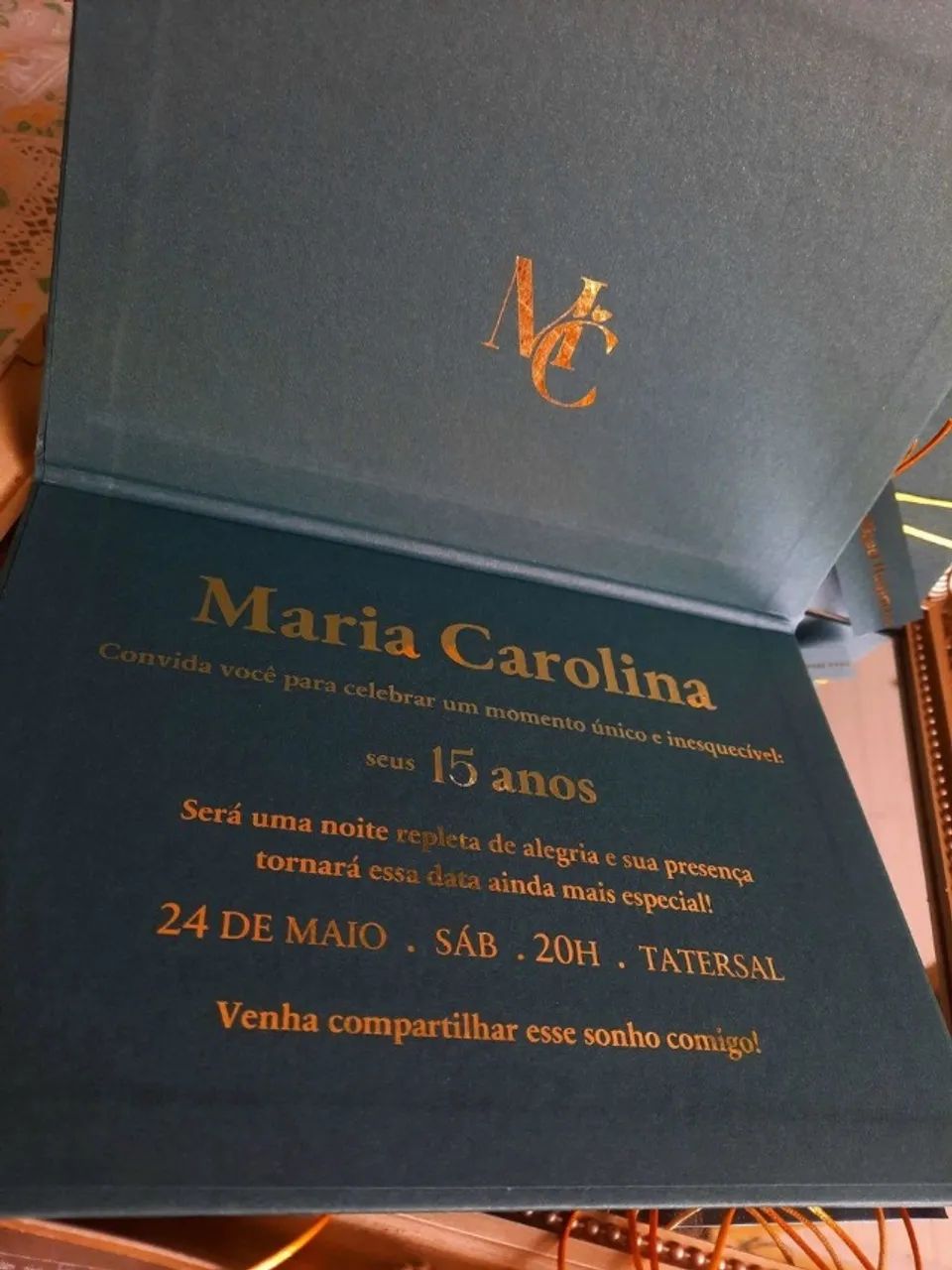 Convite de 15 anos em capa dura - Foto 2