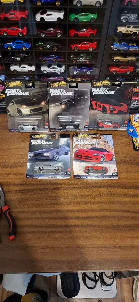 Hotwheels Premium - Velozes e Furiosos - Set Completo
